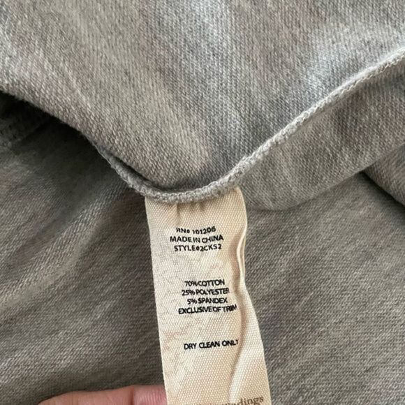 Soft Surroundings Corryn Gray Sweatshirt Dress Size SP - Picture 7 of 7